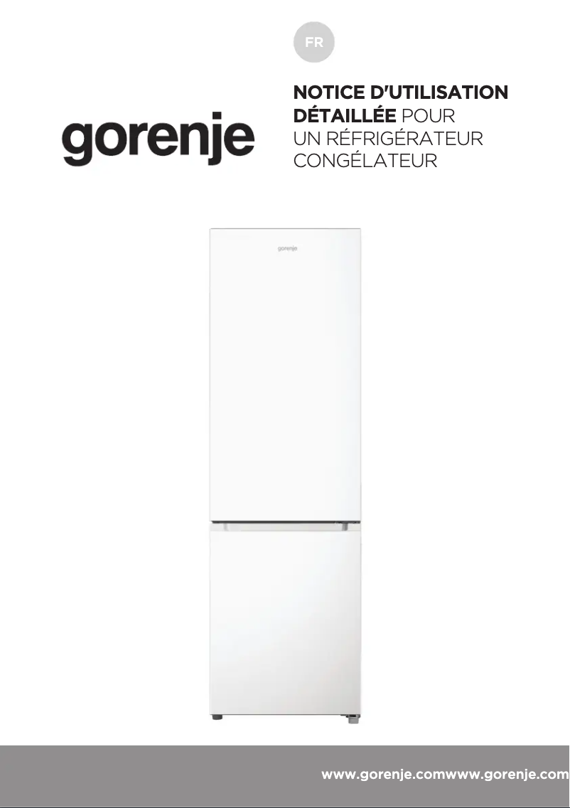 Página 1 del manual Manual de usuario Gorenje NRK418EEW4