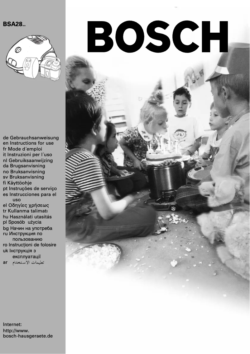 Página 1 del manual Manual de usuario Bosch BSD2880