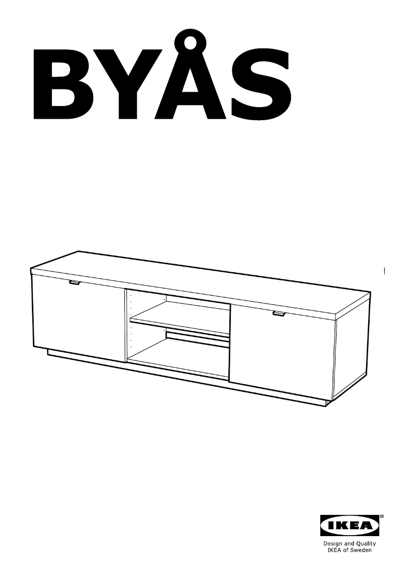 Page 1 de la notice Mode d'emploi Ikea BYAS