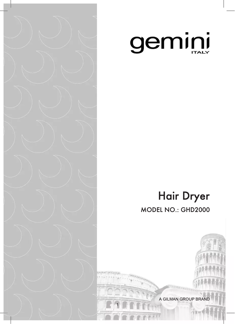 Página 1 del manual Manual de usuario Gemini GHD2000
