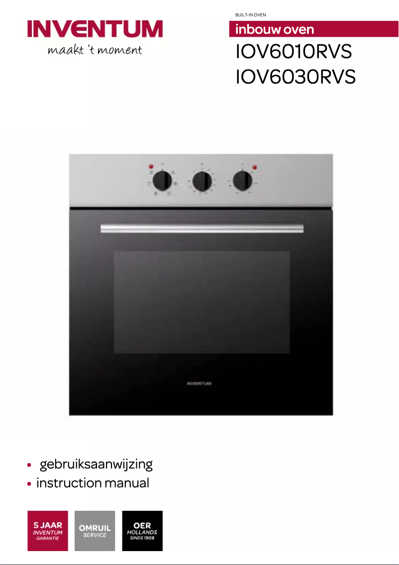 Página 1 del manual Manual de usuario Inventum IOV6010
