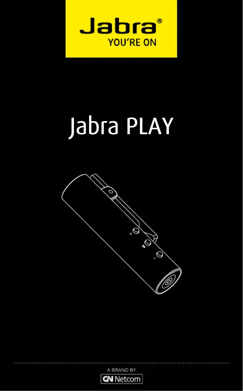 Page 1 de la notice Manuel utilisateur Jabra Play