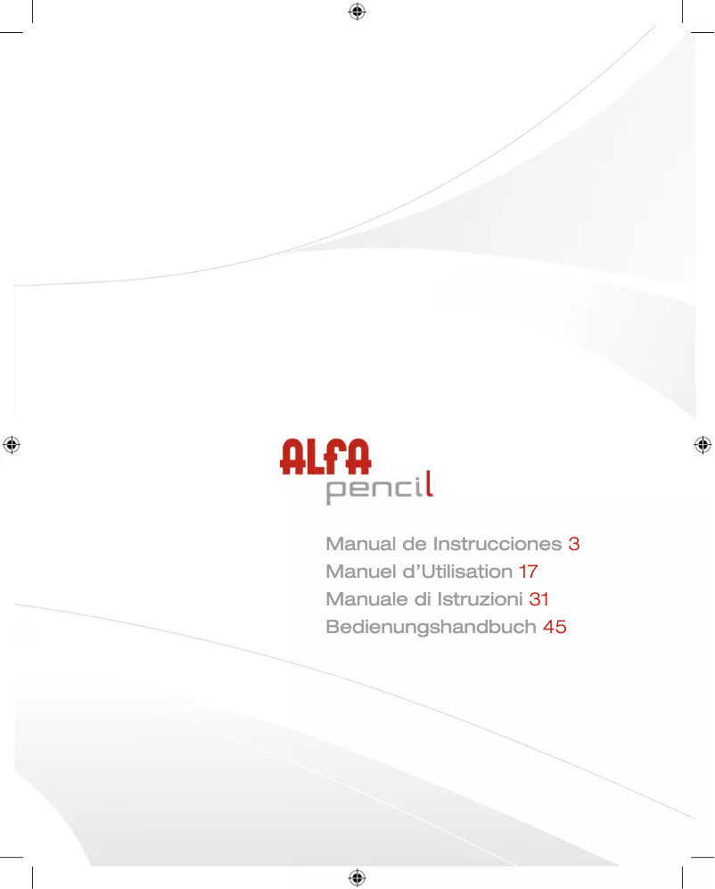 Page 1 de la notice Manuel utilisateur Alfa 7975