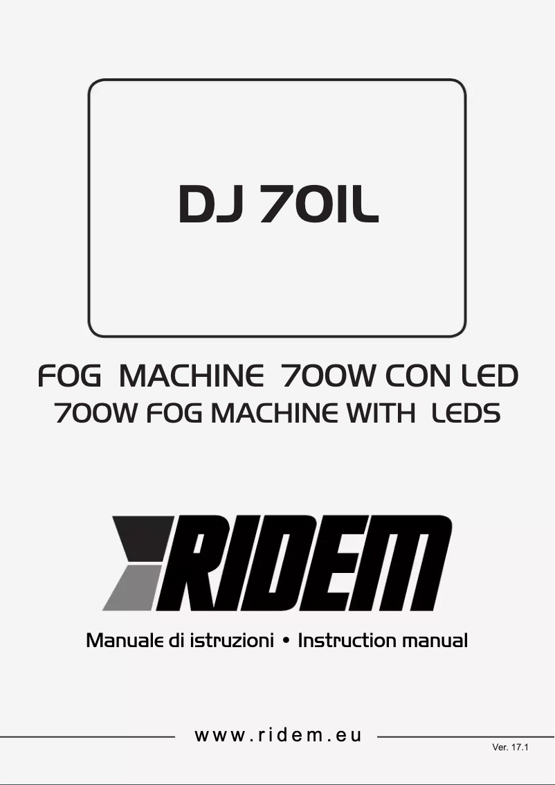 Page 1 of the manual User Manual Karma DJ 701L