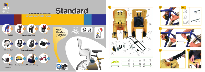 Page 1 de la notice Manuel utilisateur Bellelli B-One Luxe
