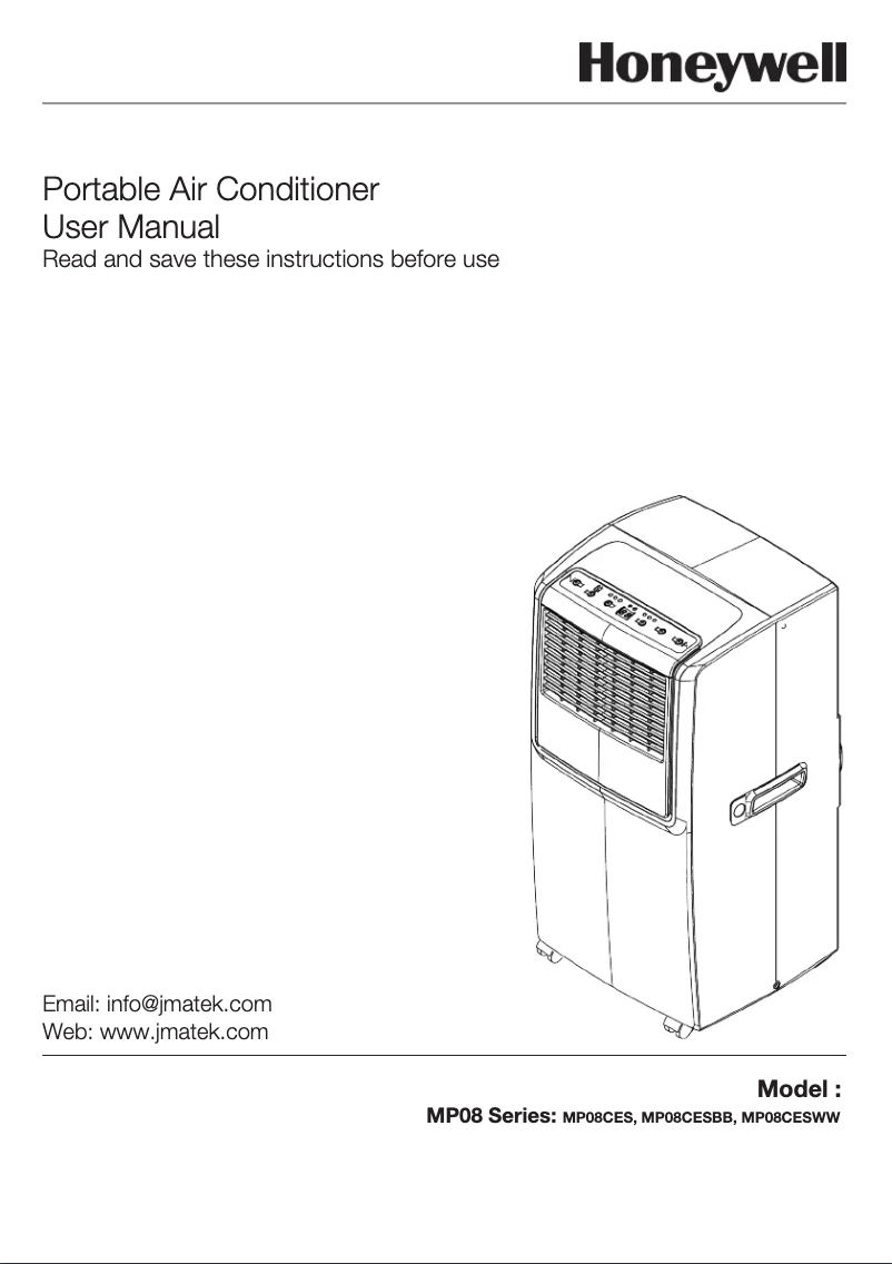 Page 1 de la notice Manuel utilisateur Honeywell MP08CESWW