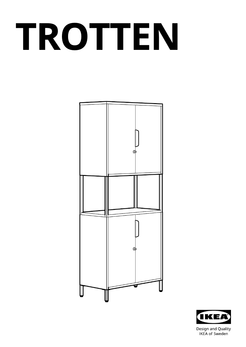 Image de la première page du manuel de l'appareil TROTTEN 804.748.58