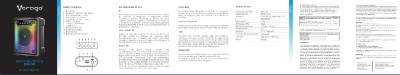 Page 1 de la notice Manuel utilisateur Vorago KSP-180