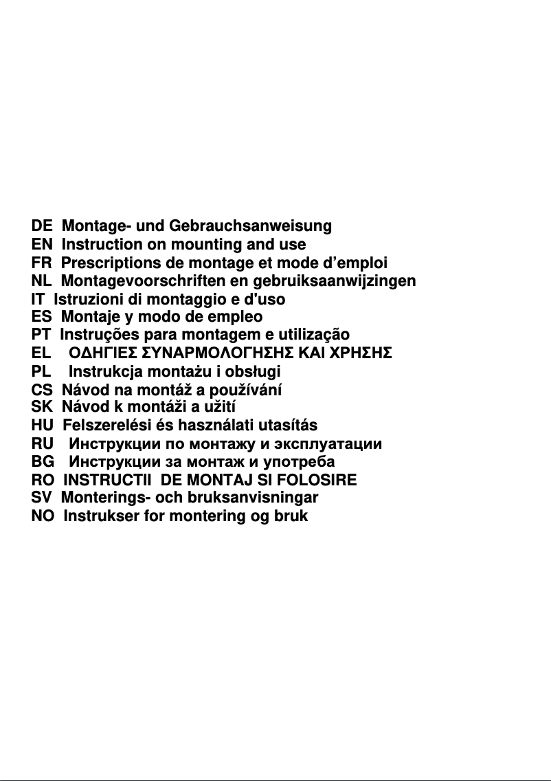 Page 1 de la notice Manuel utilisateur Elica Concorde