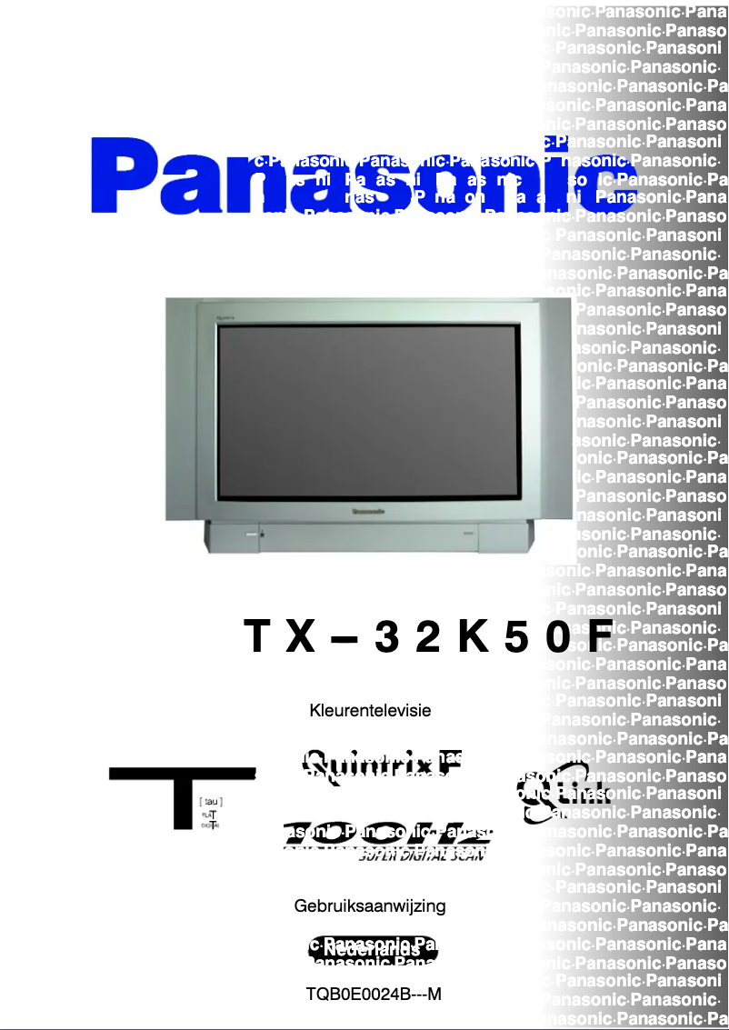 Page 1 de la notice Manuel utilisateur Panasonic TX-32K50F