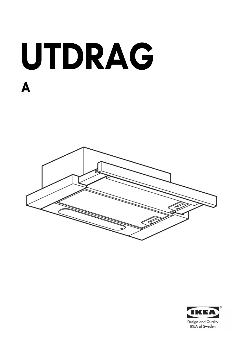 Page 1 de la notice Mode d'emploi Ikea UTDRAG