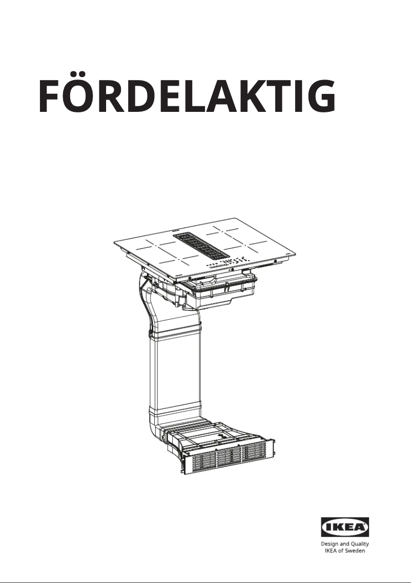 Page 1 de la notice Manuel utilisateur Ikea FÖRDELAKTIG 505.348.54