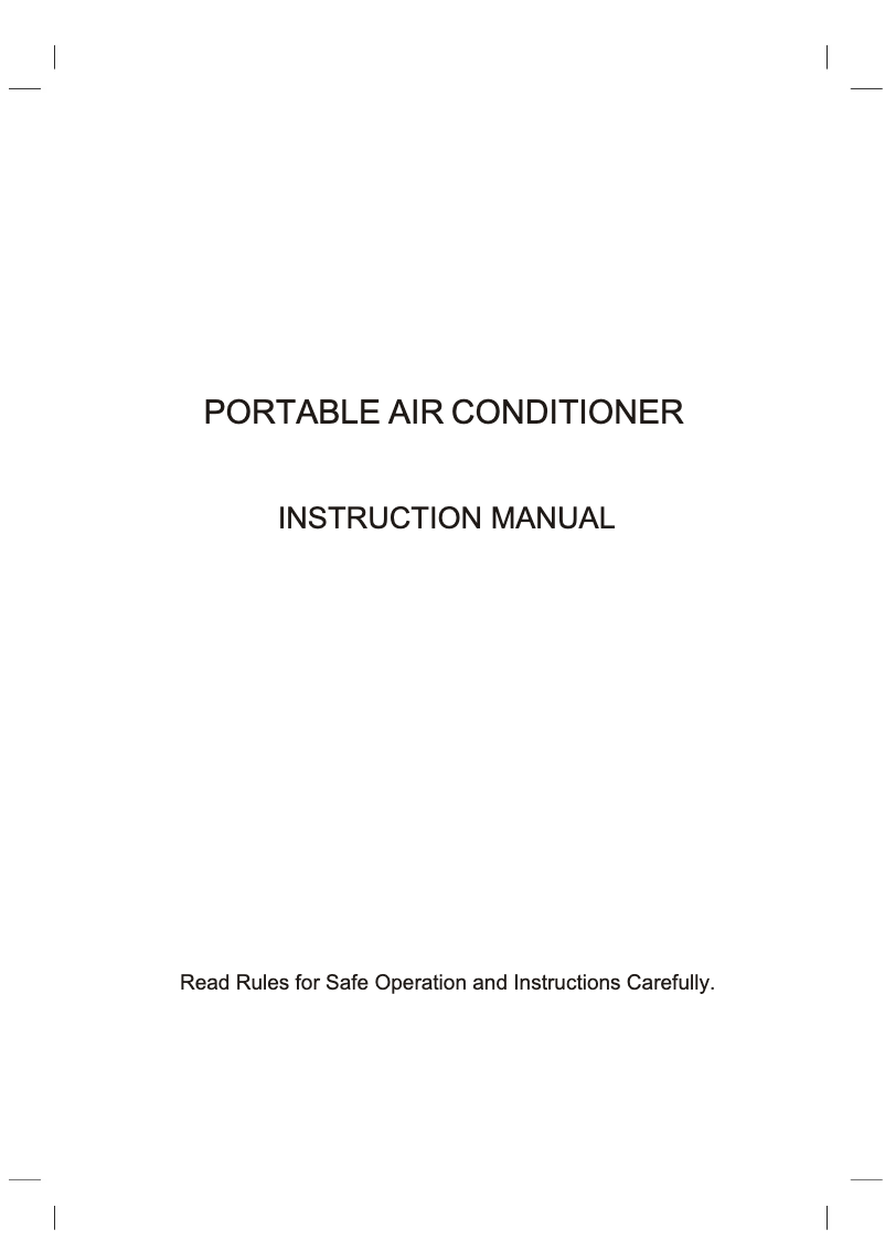 Page 1 de la notice Manuel utilisateur Midea MPF14CRN2