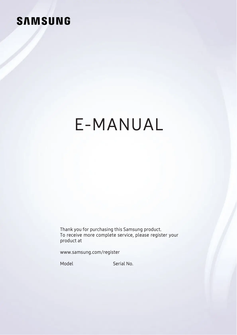 Página 1 del manual Manual de usuario Samsung UA55MUF30ZJ