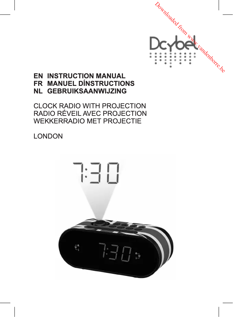 Page 1 of the manual User Manual Dcybel London