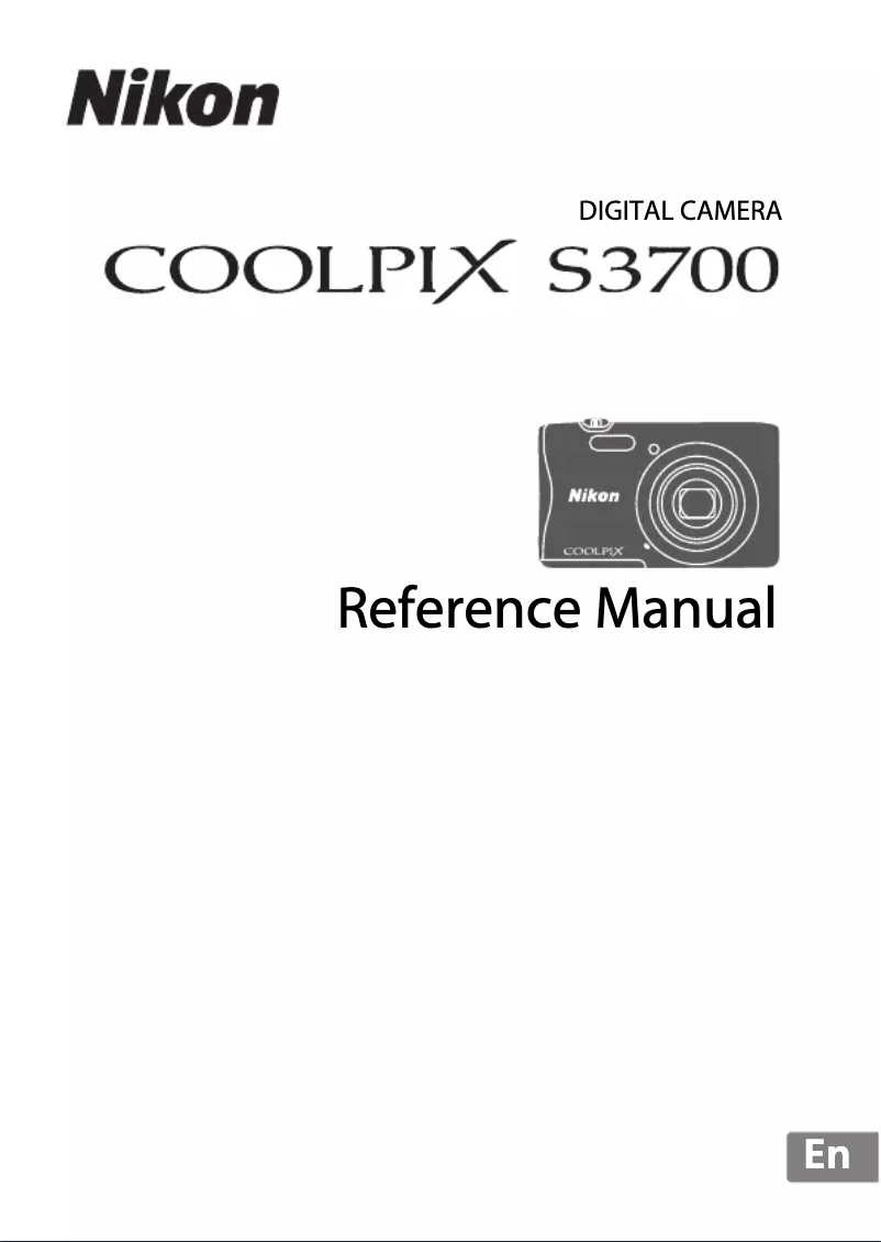 Page 1 de la notice Manuel utilisateur Nikon COOLPIX S3700