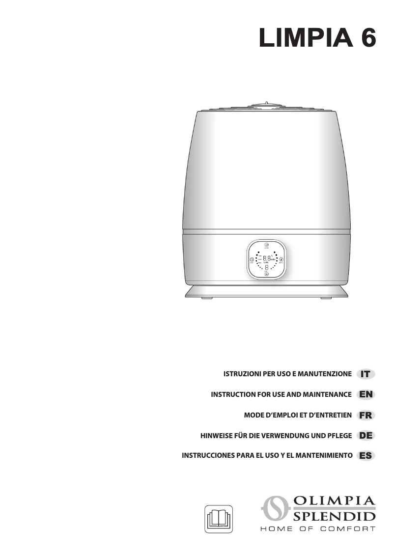 Página 1 del manual Manual de usuario Olimpia Splendid Limpia 6