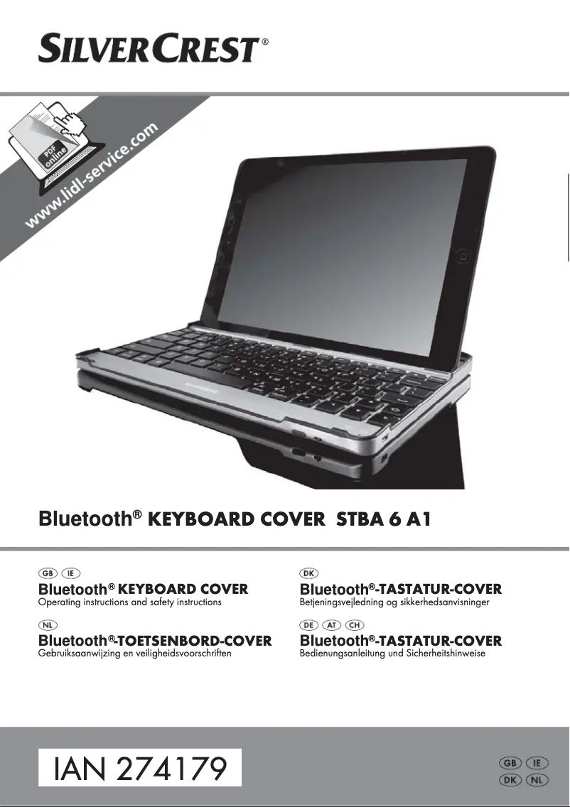 Page 1 de la notice Manuel utilisateur SilverCrest STBS 6 A1