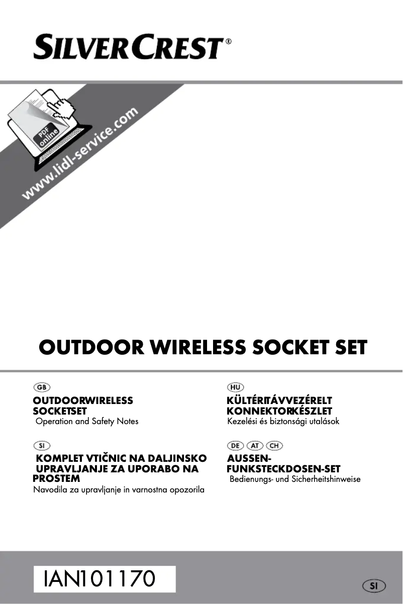 Página 1 del manual Manual de usuario SilverCrest IAN 101170