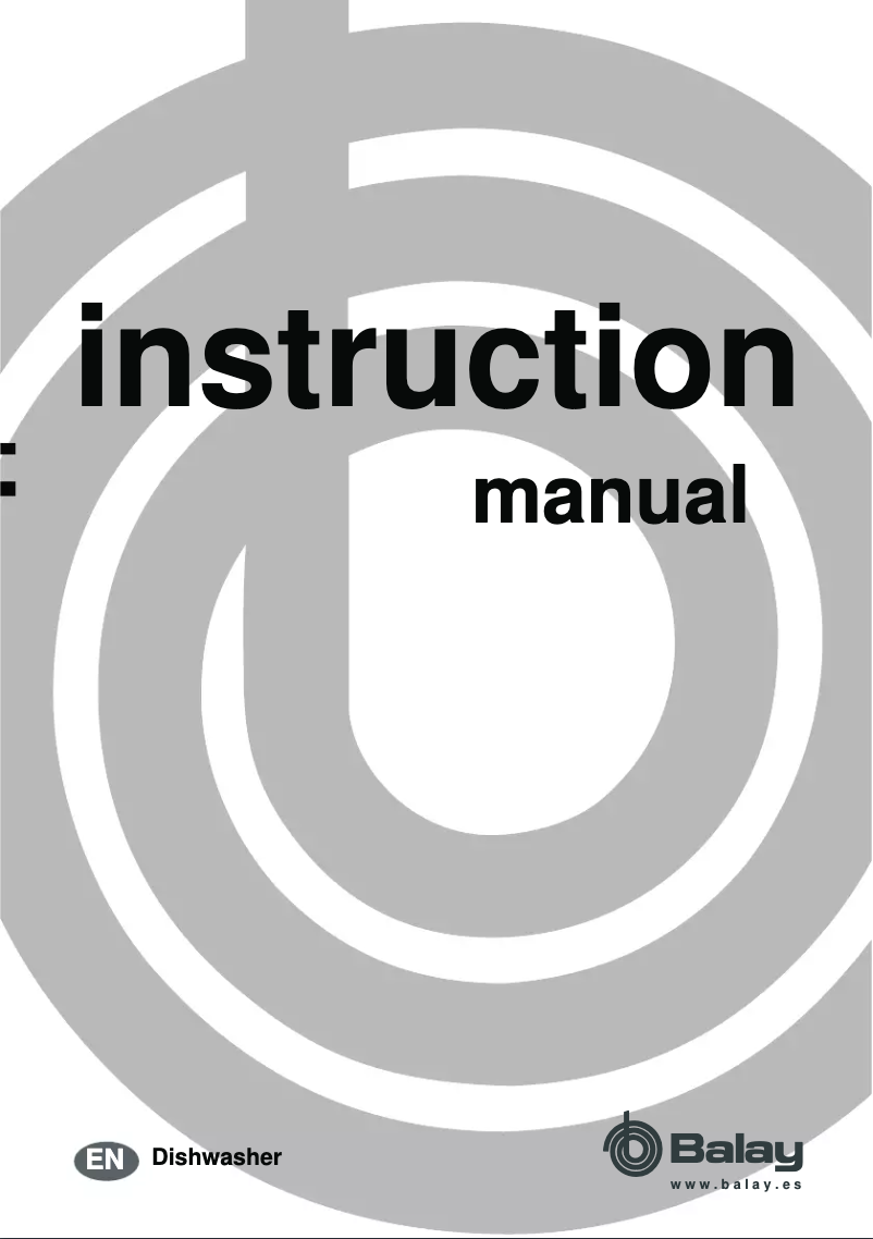 Page 1 de la notice Manuel utilisateur Balay 3VS570IP