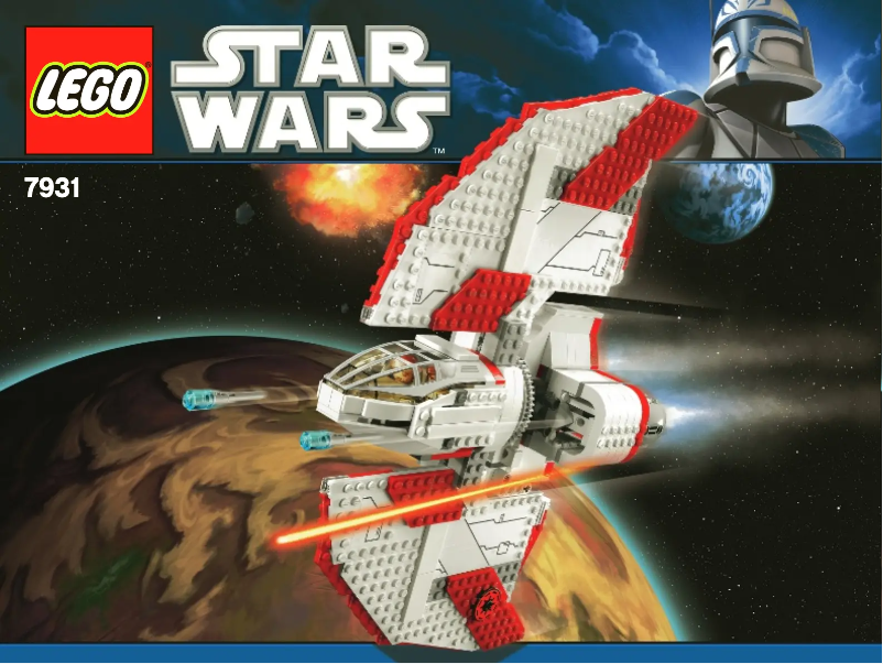 Página 1 del manual Manual de usuario Lego T-6 Jedi Shuttle (TM)