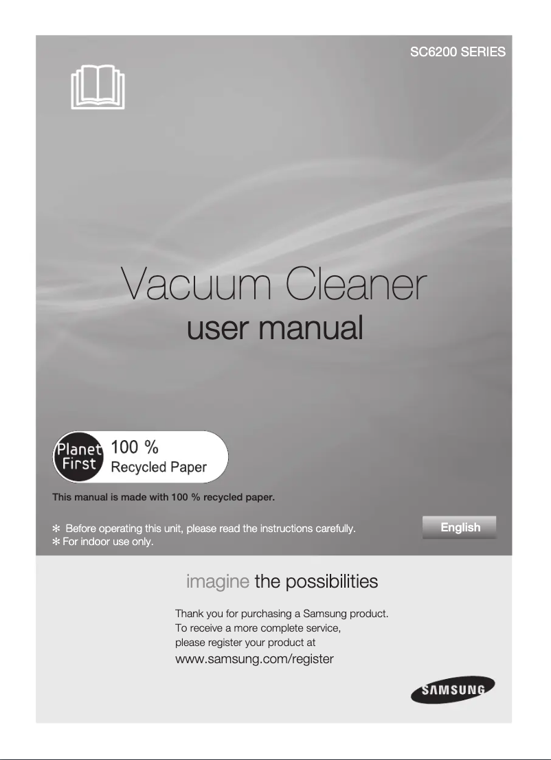 Página 1 del manual Manual de usuario Samsung SC6260