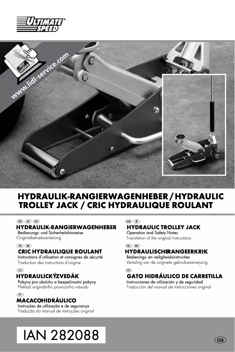 Page 1 de la notice Manuel utilisateur Ultimate Speed IAN 282088