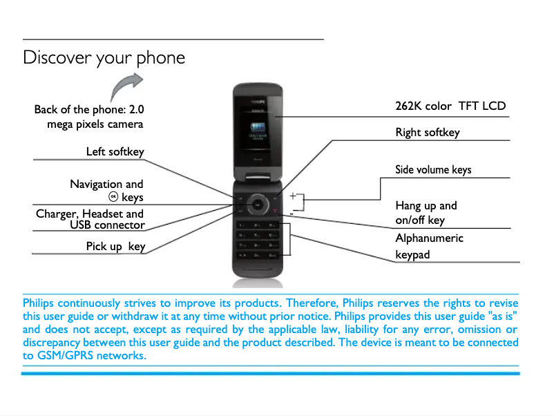 Page 1 de la notice Manuel utilisateur Philips CTX530BLK