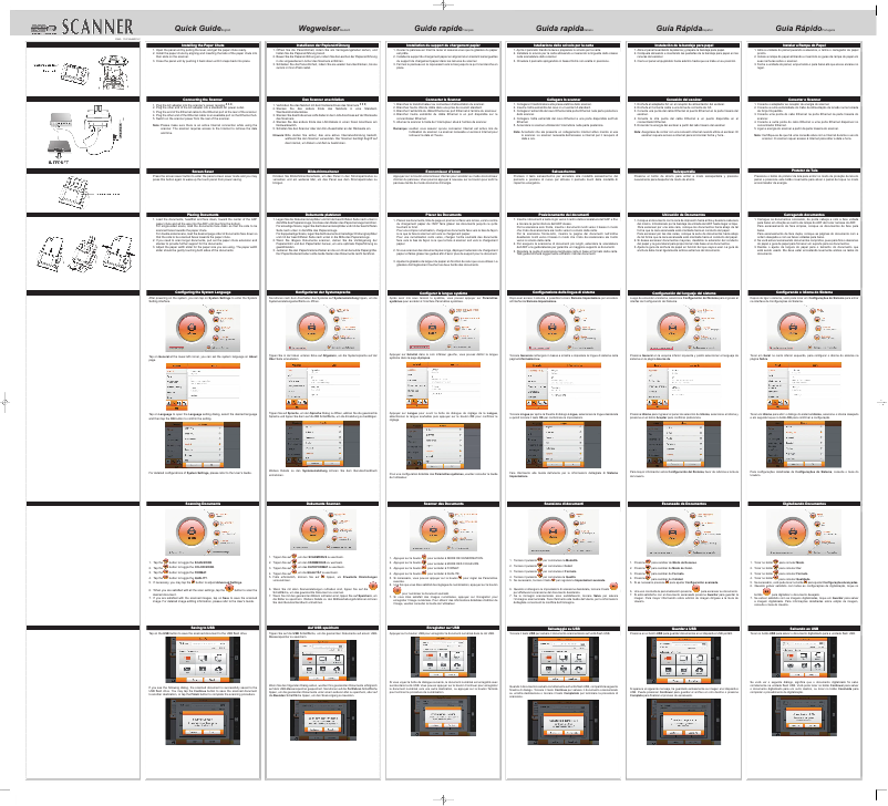Page 1 de la notice Manuel utilisateur Plustek eScan A280