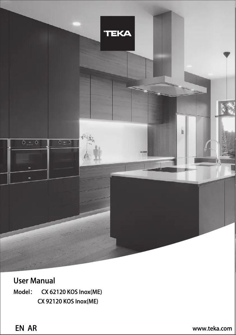 Page 1 de la notice Manuel utilisateur Teka CX 92120 KOS