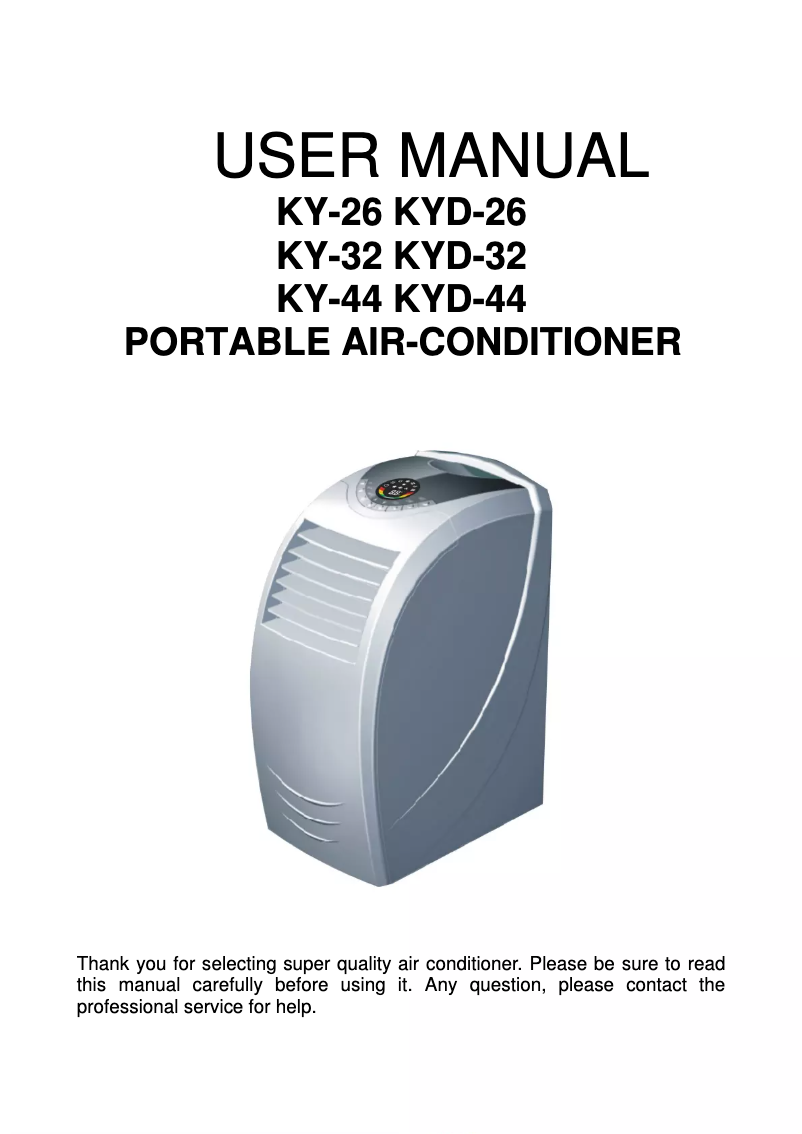 Página 1 del manual Manual de usuario Climachill KYD32