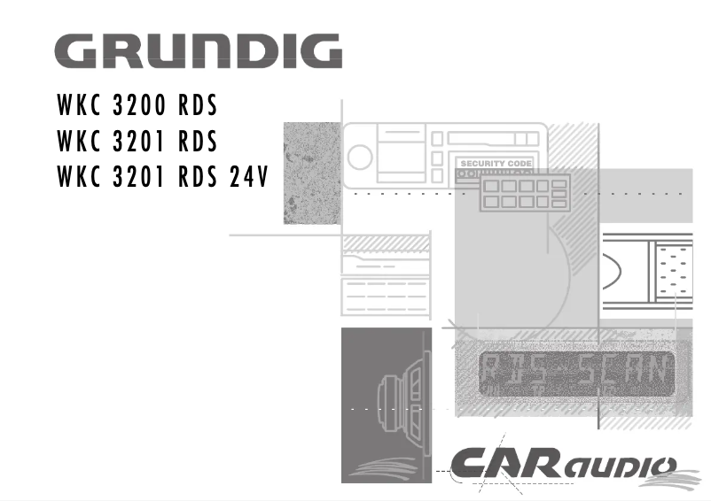 Page 1 de la notice Manuel utilisateur Grundig WKC 3200 RDS