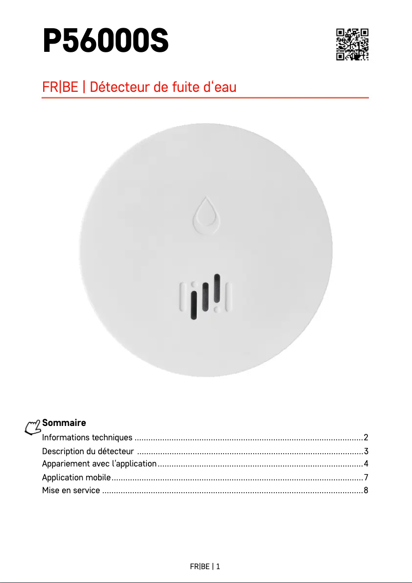 Page 1 de la notice Manuel utilisateur Emos P56000S