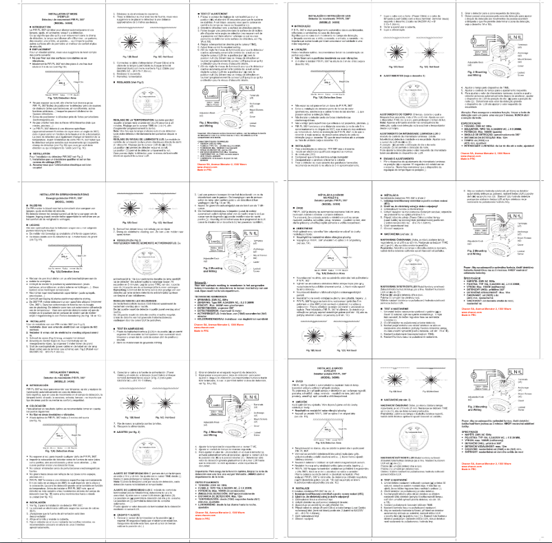 Page 1 de la notice Manuel utilisateur Chacon 34308