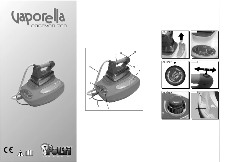 Page 1 de la notice Manuel utilisateur Polti Forever 700