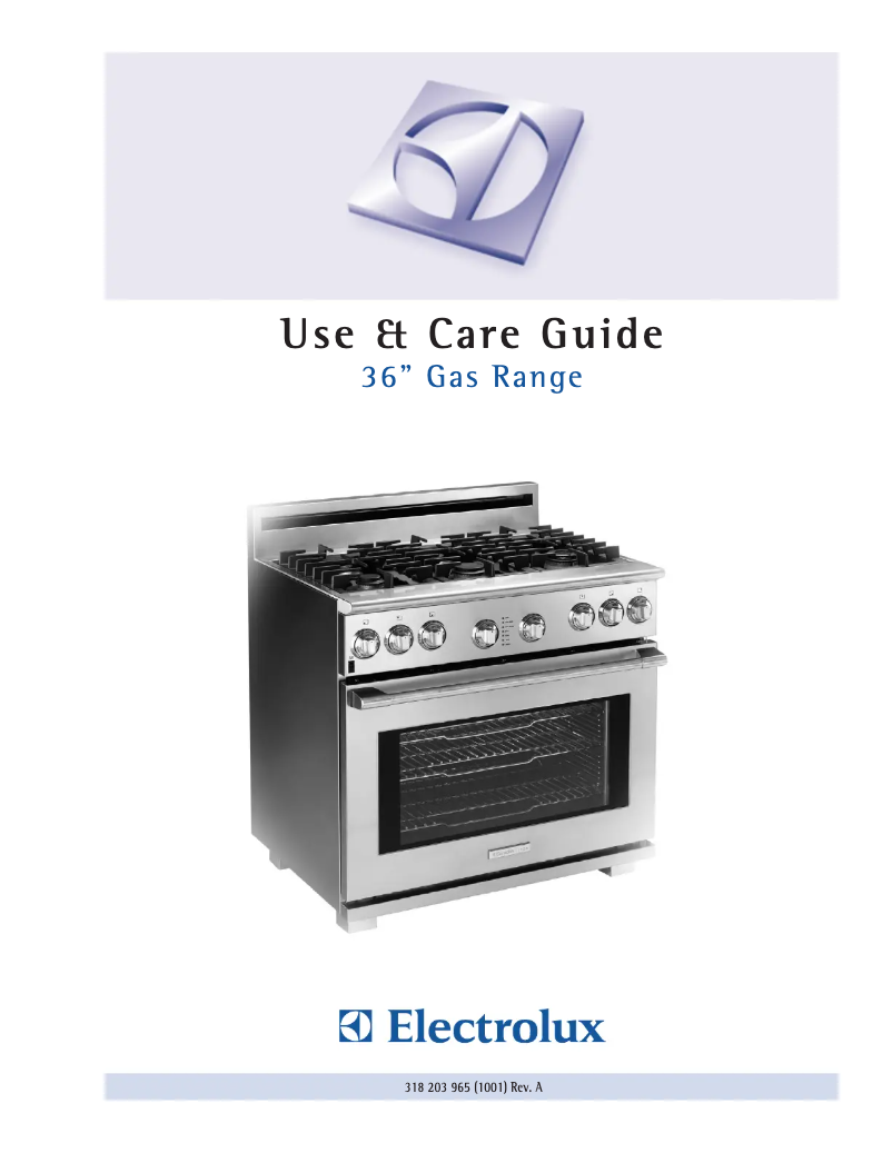 Página 1 del manual Manual de usuario Electrolux E36GF76HPS