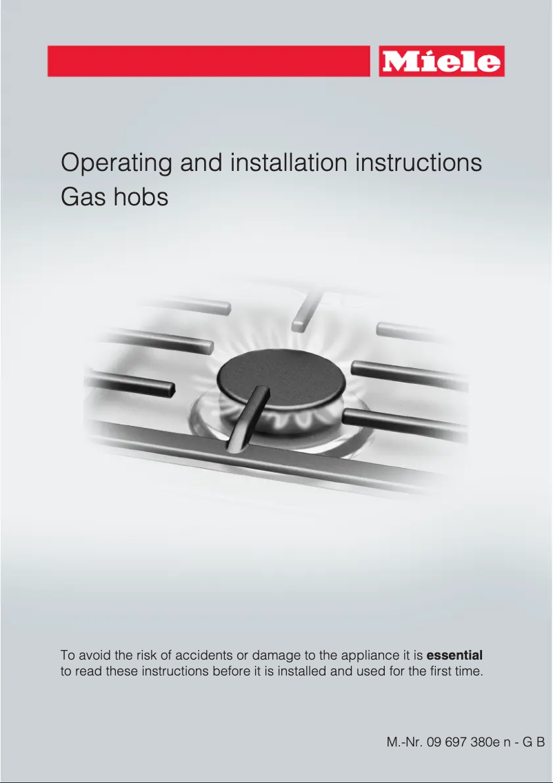 Página 1 del manual Manual de instrucciones Miele KM2335