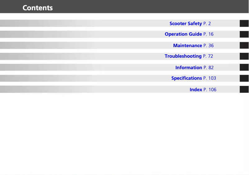 Page 1 of the manual User Manual Honda Metropolitan NCH50 (2013)