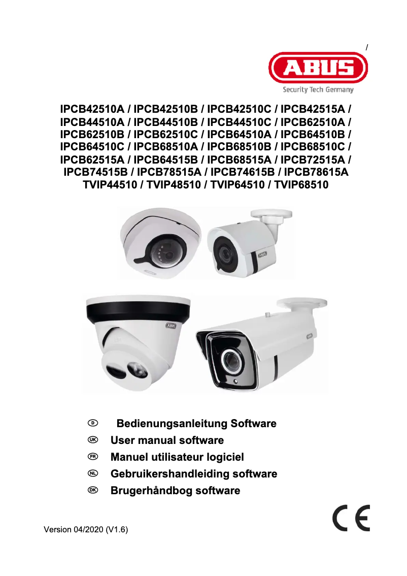 Página 1 del manual Manual de usuario Abus IPCB42510A