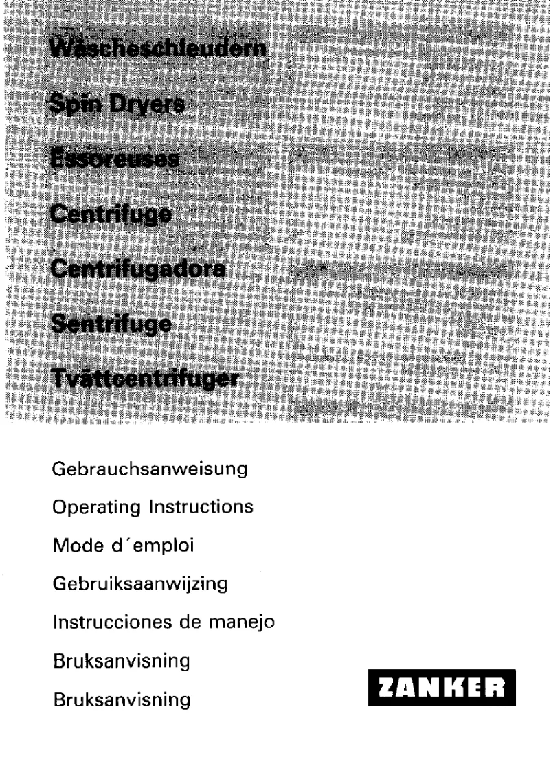 Page 1 de la notice Manuel utilisateur Zanker ZV23