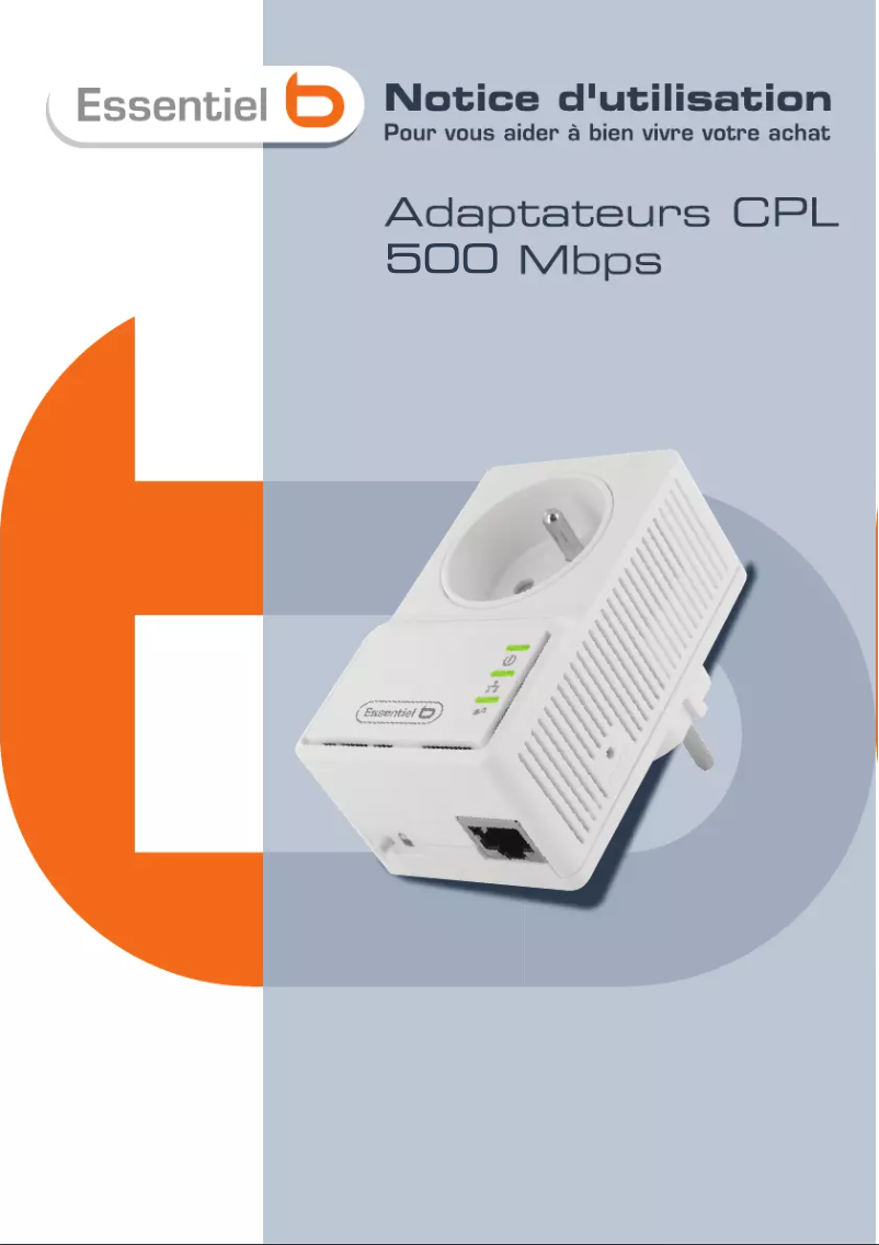 Página 1 del manual Manual de usuario Essentiel B 500 Mbps