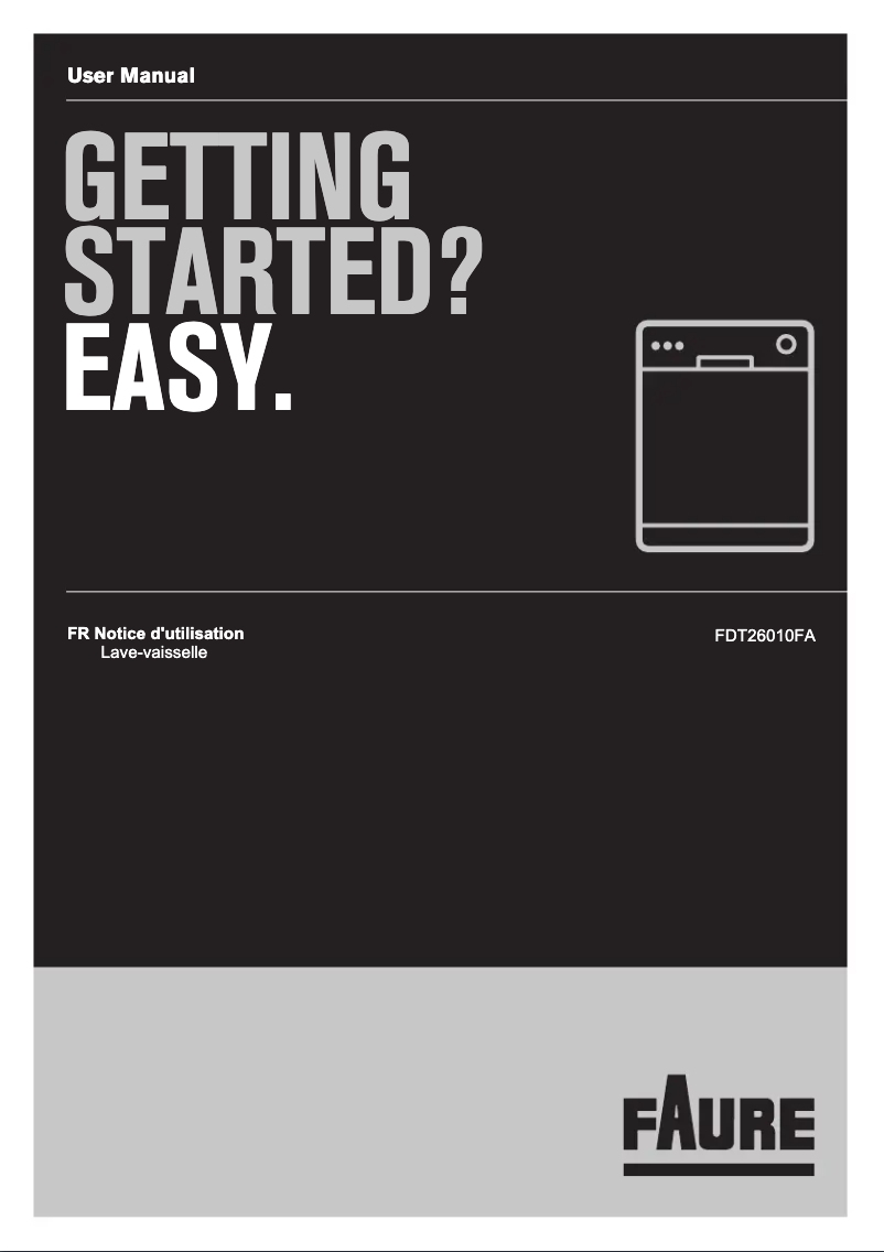 Page 1 de la notice Manuel utilisateur Faure FDT26010FA