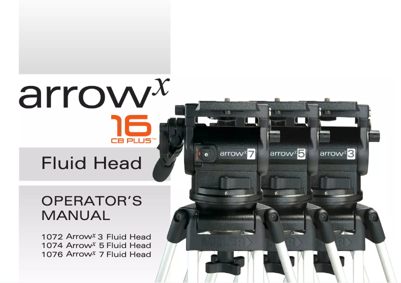 Page 1 de la notice Manuel utilisateur Miller Arrow X5