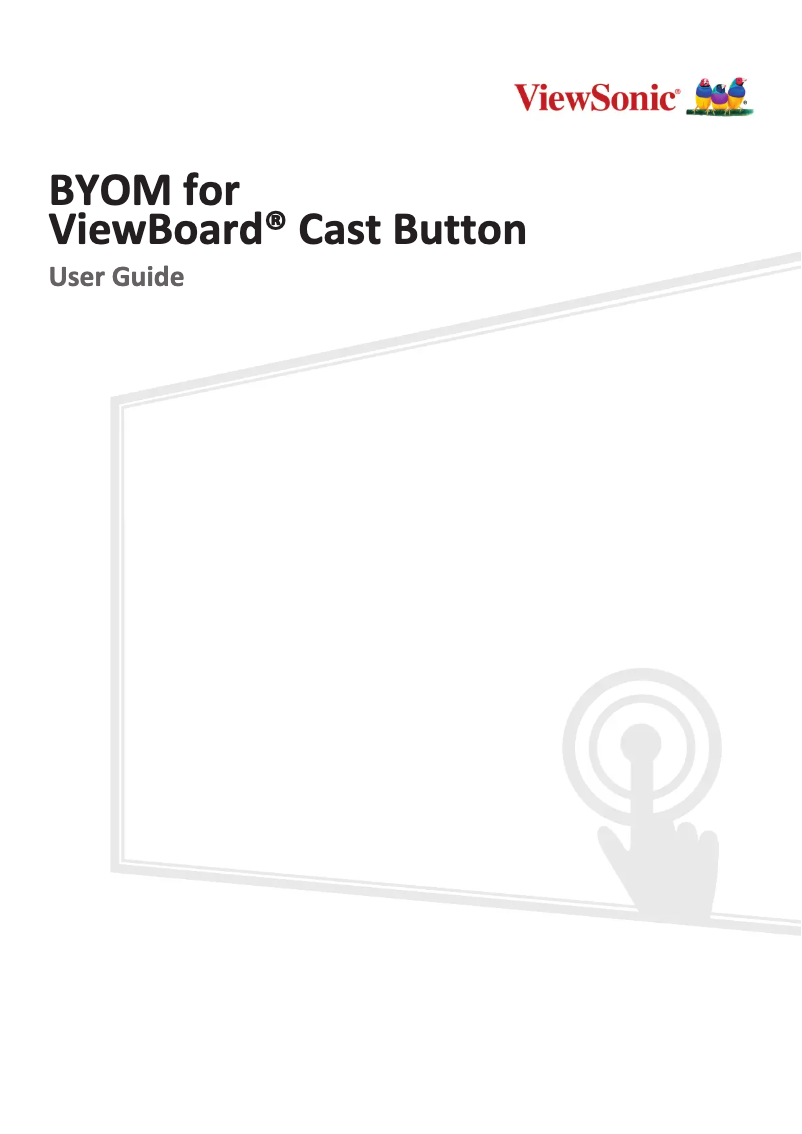 Page 1 de la notice Manuel utilisateur Viewsonic VB-WPS-003