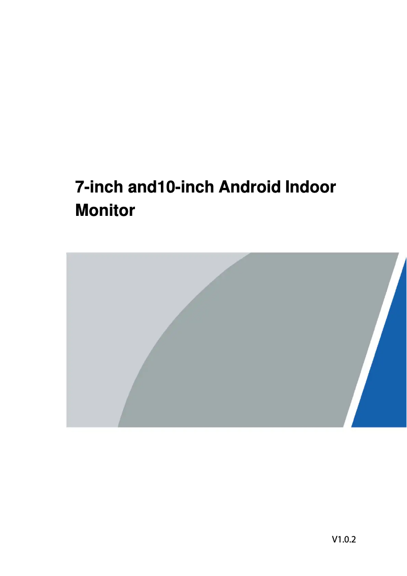 Page 1 de la notice Guide de démarrage rapide Dahua Technology VTH8A41KMS-W