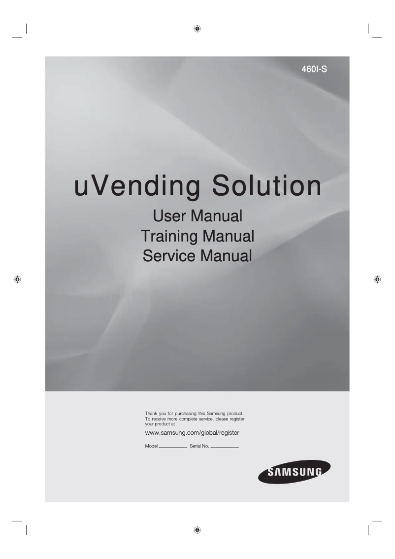 Página 1 del manual Manual de usuario Samsung 460I-S