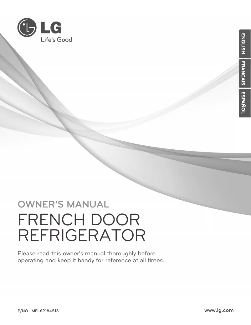 Page 1 de la notice Manuel utilisateur LG LFX28979SB