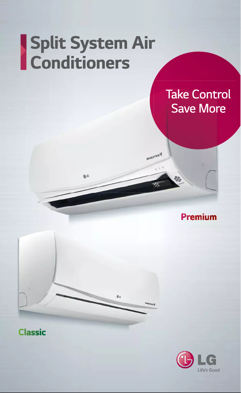 Page 1 de la notice Brochure LG P12AWN-NM14