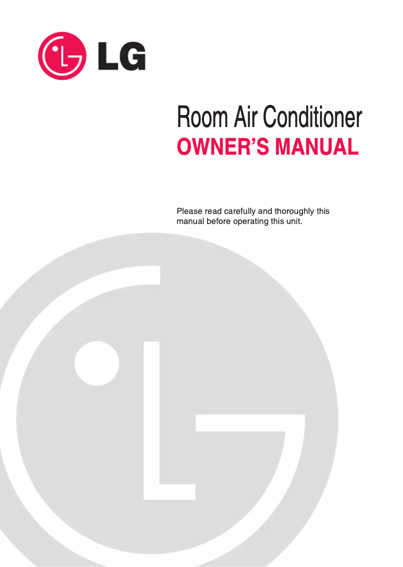 Page 1 de la notice Manuel utilisateur LG LS-S1863QH