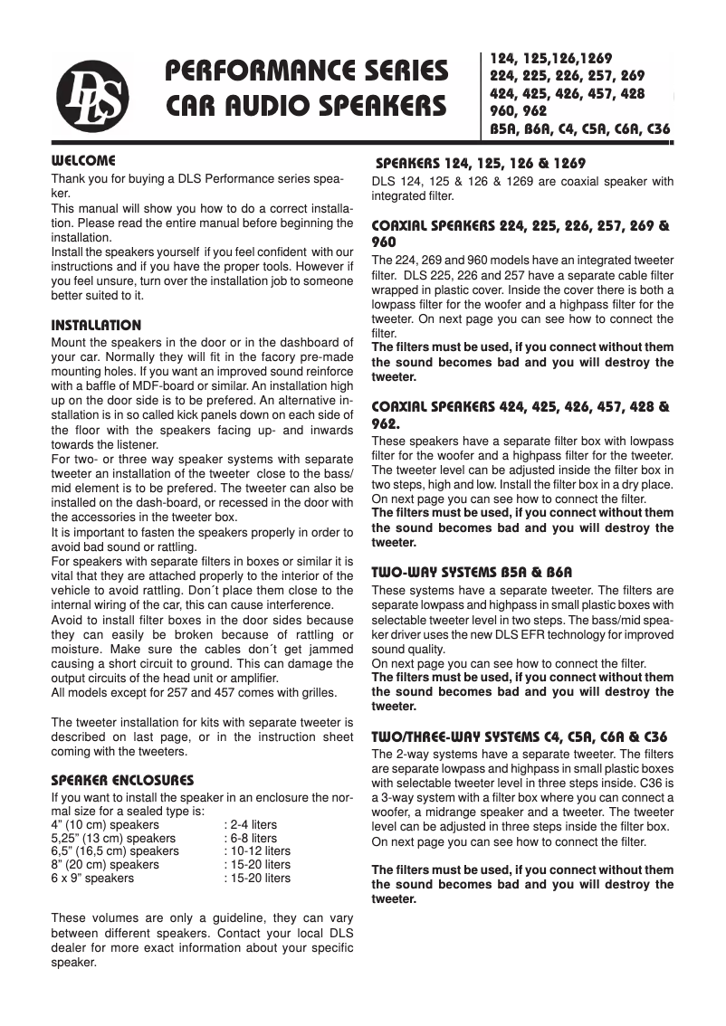 Page 1 de la notice Manuel utilisateur DLS 224